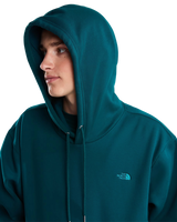 Essential Simple Dome Relaxed Hoodie in Pacific Teal