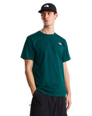The The North Face Mens Evolution Simple Dome T-Shirt in Pacific Teal