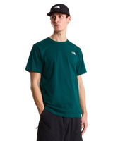 The The North Face Mens Evolution Simple Dome T-Shirt in Pacific Teal