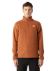 Glacier 1/4 Zip Fleece Jacket in Burnt Umber