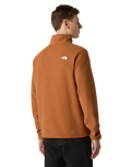 Glacier 1/4 Zip Fleece Jacket in Burnt Umber