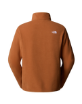 The The North Face Mens Glacier 1/4 Zip Fleece Jacket in Burnt Umber