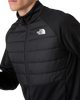 Reaxion 2.0 Hybrid Zip Fleece Jacket in TNF Black Heather