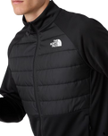 Reaxion 2.0 Hybrid Zip Fleece Jacket in TNF Black Heather