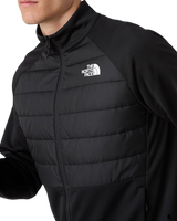 Reaxion 2.0 Hybrid Zip Fleece Jacket in TNF Black Heather
