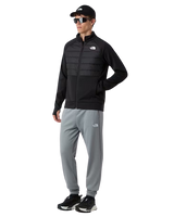 Reaxion 2.0 Hybrid Zip Fleece Jacket in TNF Black Heather