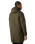 Nukabira Rain Shell Parka Jacket in New Taupe Green
