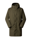 The The North Face Mens Nukabira Rain Shell Parka Jacket in New Taupe Green