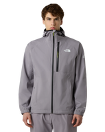 The The North Face Mens Mountain Athletics Rainlit Hooded Jacket in Transcendent Grey