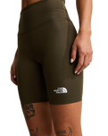Flex 8" Tight Shorts in New Taupe Green