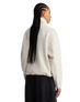 Yumiori Off Peak Full Zip Fleece Jacket in White Dune