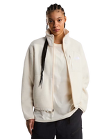 Yumiori Off Peak Full Zip Fleece Jacket in White Dune