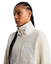 Yumiori Off Peak Full Zip Fleece Jacket in White Dune