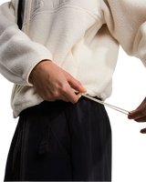 Yumiori Off Peak Full Zip Fleece Jacket in White Dune