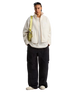 Yumiori Off Peak Full Zip Fleece Jacket in White Dune