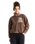 The The North Face Womens Yumiori Off Peak Full Zip Fleece Jacket in Smokey Brown & Garnet