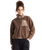 The The North Face Womens Yumiori Off Peak Full Zip Fleece Jacket in Smokey Brown & Garnet