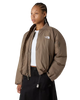 Choqa Bomber Jacket in Mocha Brown