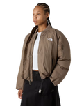 Choqa Bomber Jacket in Mocha Brown