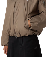 Choqa Bomber Jacket in Mocha Brown