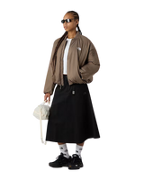 Choqa Bomber Jacket in Mocha Brown