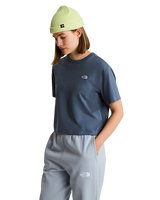 Evolution Simple Dome Crop T-Shirt in Granite Grey