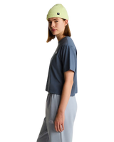 Evolution Simple Dome Crop T-Shirt in Granite Grey