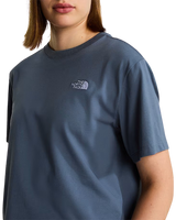 Evolution Simple Dome Crop T-Shirt in Granite Grey