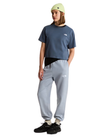 Evolution Simple Dome Crop T-Shirt in Granite Grey