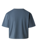 The The North Face Womens Evolution Simple Dome Crop T-Shirt in Granite Grey
