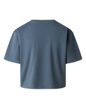 The The North Face Womens Evolution Simple Dome Crop T-Shirt in Granite Grey