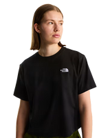 Evolution Simple Dome Crop T-Shirt in Black