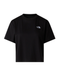 The The North Face Womens Evolution Simple Dome Crop T-Shirt in Black