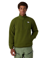 Yumiori Off Peak 1/2 Zip Fleece Jacket in Woodland Green