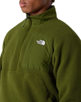 Yumiori Off Peak 1/2 Zip Fleece Jacket in Woodland Green