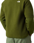 Yumiori Off Peak 1/2 Zip Fleece Jacket in Woodland Green