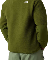 Yumiori Off Peak 1/2 Zip Fleece Jacket in Woodland Green