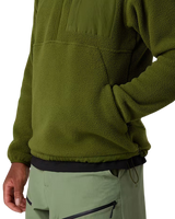 Yumiori Off Peak 1/2 Zip Fleece Jacket in Woodland Green