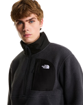 Yumiori Off-Peak 1/2 Zip Fleece Jacket in Asphalt Grey & TNF Black