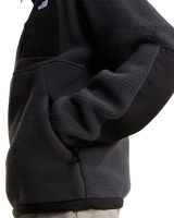 Yumiori Off-Peak 1/2 Zip Fleece Jacket in Asphalt Grey & TNF Black