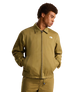 Twill Collared Jacket in Cedar