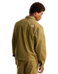 Twill Collared Jacket in Cedar