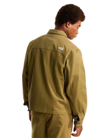 Twill Collared Jacket in Cedar