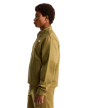 Twill Collared Jacket in Cedar