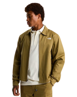 Twill Collared Jacket in Cedar