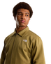 Twill Collared Jacket in Cedar