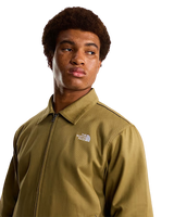Twill Collared Jacket in Cedar