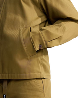 Twill Collared Jacket in Cedar