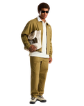 Twill Collared Jacket in Cedar