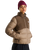 Saikuru Jacket in Garnet & Smokey Brown